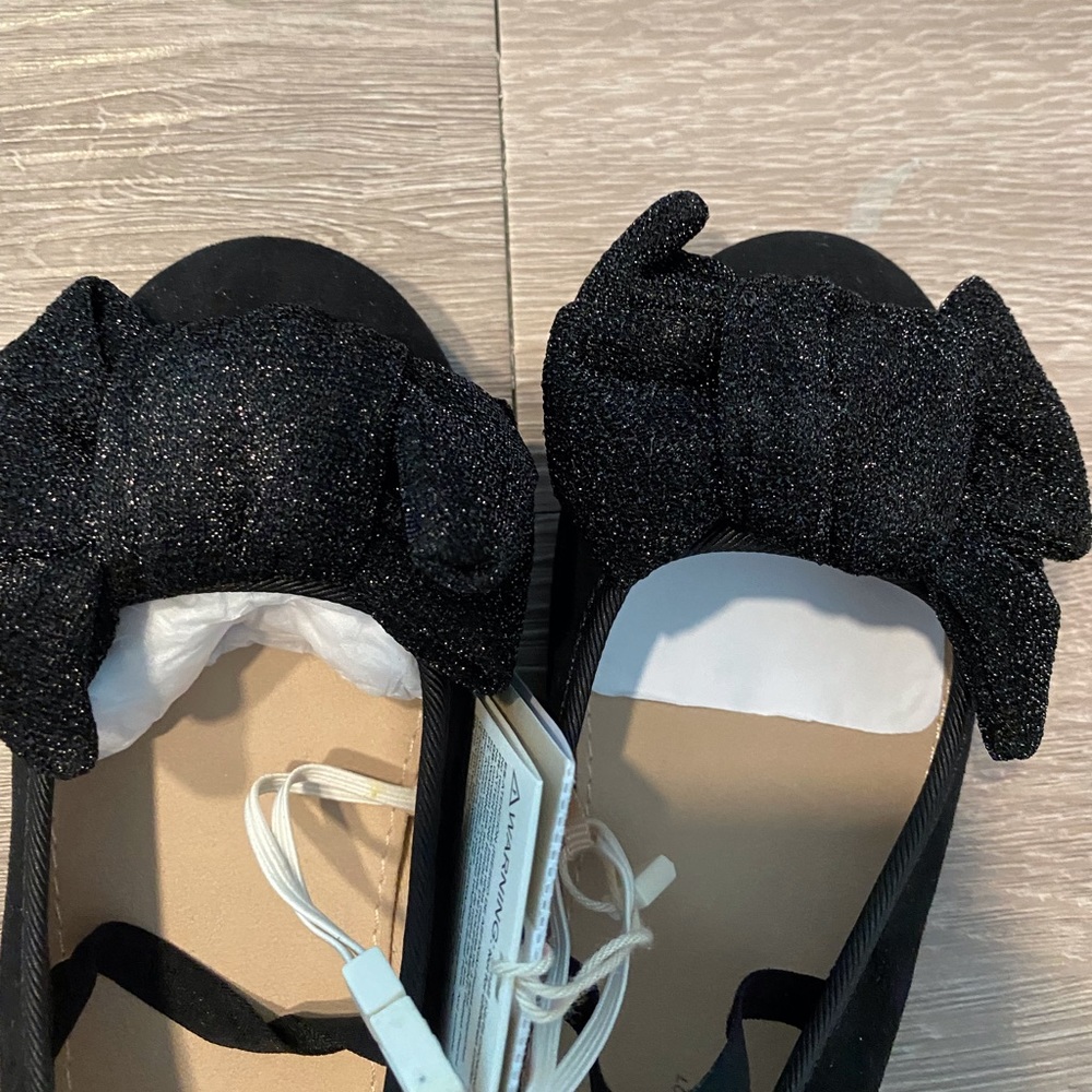 *NEW* Zara kids Mary Jane sparkling bow flats - Picture 3 of 6